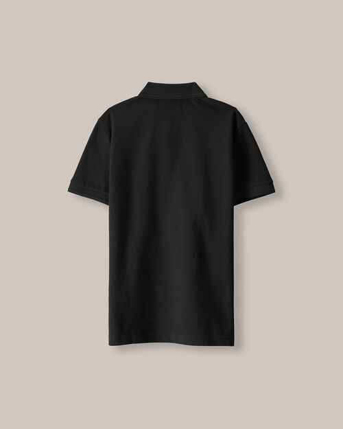 Polo Manga Corta Negra